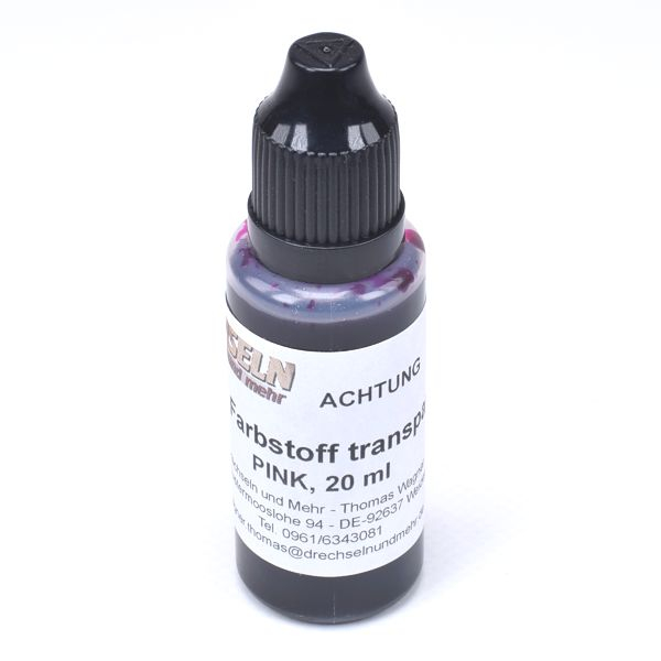 D&M Farbstoff transparent, pink, 20 ml