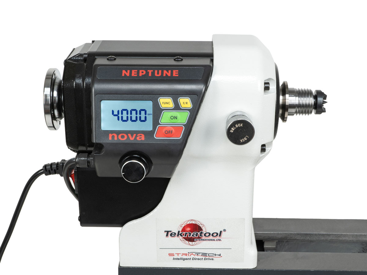 Teknatool Nova DVR Neptune Max 190 Drechselbank Standversion, 230 Volt