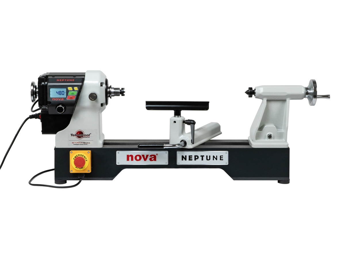 Teknatool Nova DVR Neptune 190 Drechselbank, 230 Volt