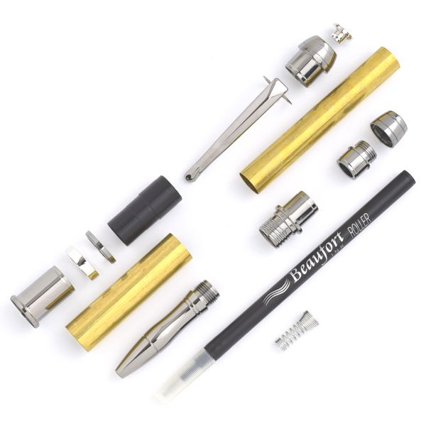 Rollerball-Bausatz Mistral Black Titanium / Rhodium