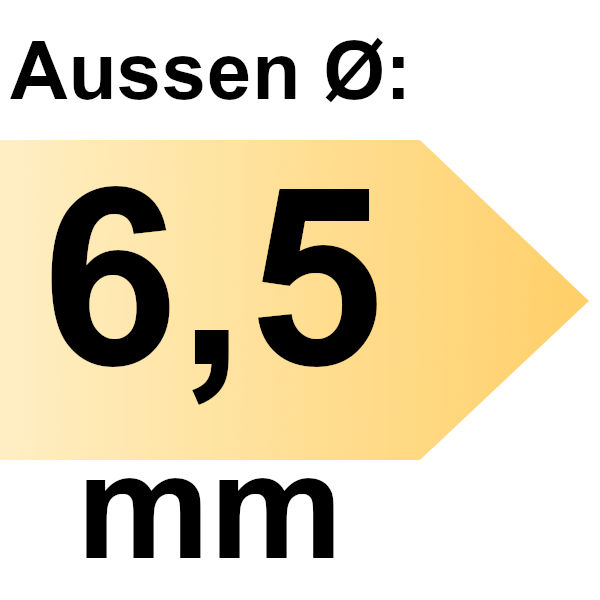FAMAG Holzspiralbohrer HSS-G 6,5 mm
