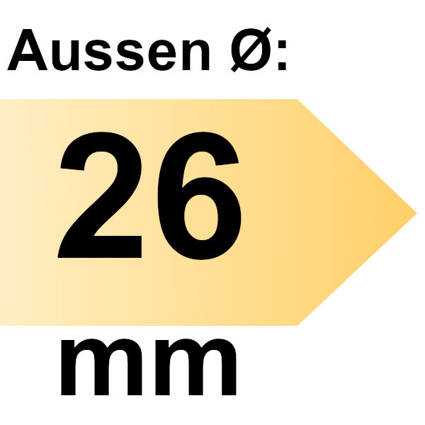 FAMAG Führungszapfen für Bormax prima lang (ab Ø 44,45 mm), 26 mm