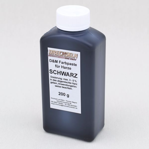 D&M Farbpaste D SCHWARZ, 200 g