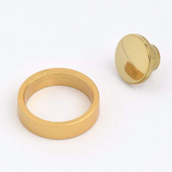 Mistral DK/FM Design-Satz, Titanium goldfarben / satin
