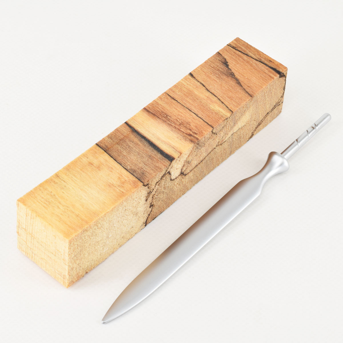 Projekt-Set Brieföffner matt Buche gestockt CrossCut
