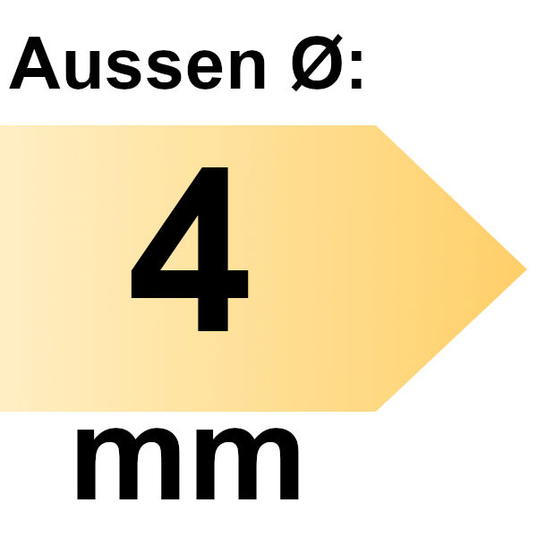 FAMAG Holzspiralbohrer HM, GL 72 mm, NL 40 mm, Aussen-Ø 4 mm