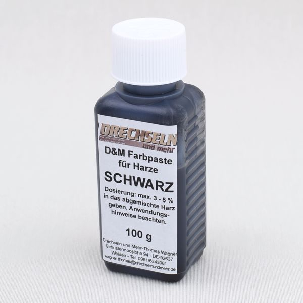 D&M Farbpaste D SCHWARZ, 100 g