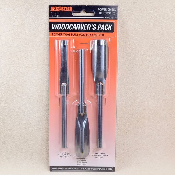 Arbortech Power-Chisel Meissel Ergänzungsset 3-teilig