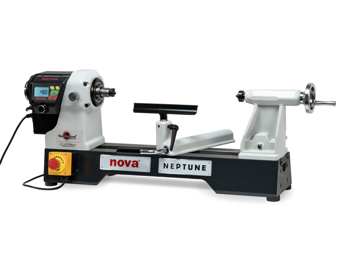 Teknatool Nova DVR Neptune 190 Drechselbank, 230 Volt