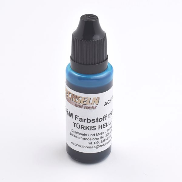 D&M Farbstoff transparent, türkis, 20 ml