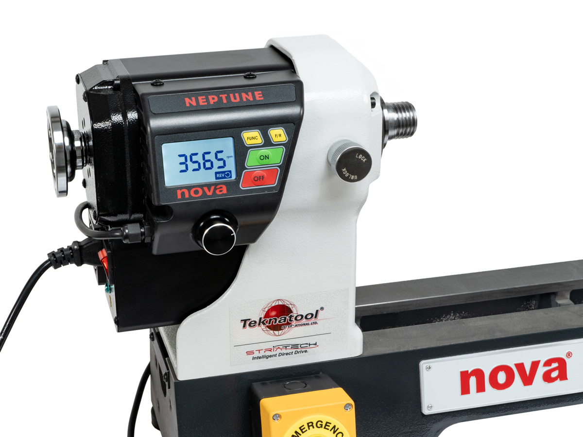 Teknatool Nova DVR Neptune 190 Drechselbank, 230 Volt