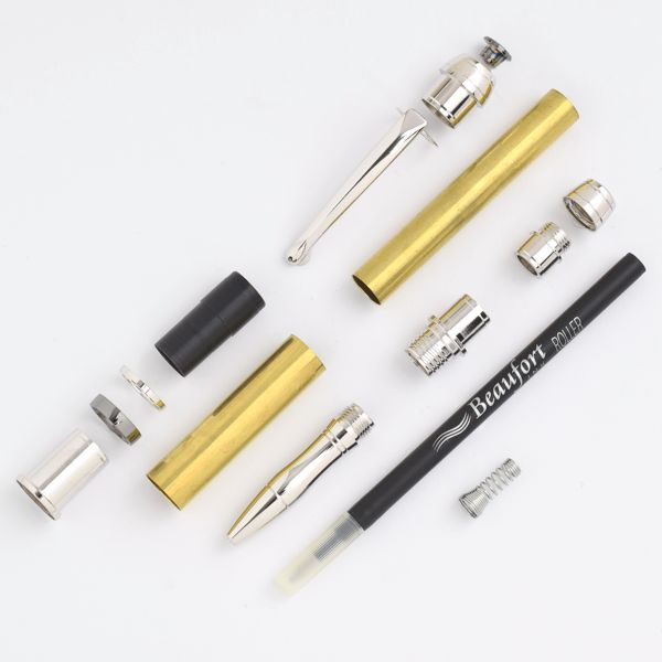 Rollerball-Bausatz Mistral Rhodium / Black Titanium