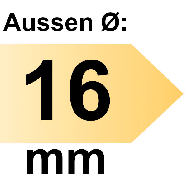 FAMAG Führungszapfen für Bormax prima lang (ab Ø 44,45 mm), 16 mm