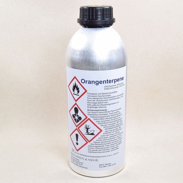 D&M Orangenterpene (Orangenöl), 1 Liter