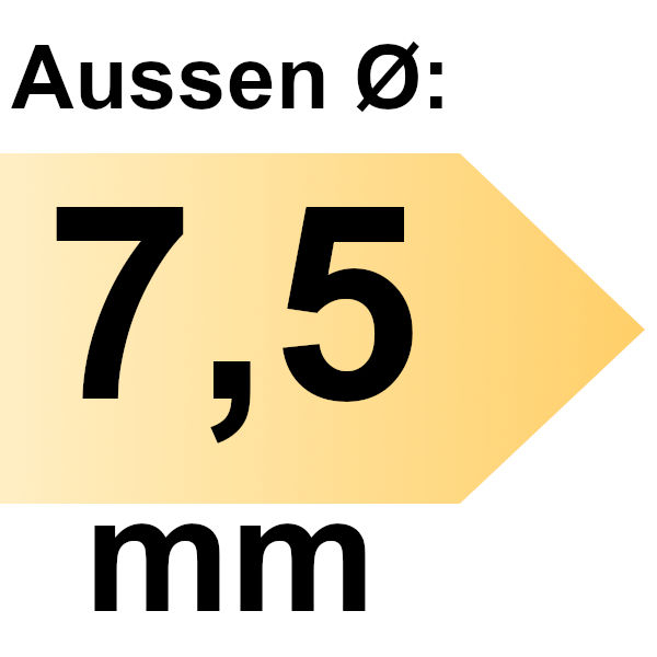 FAMAG Holzspiralbohrer HSS-G 7,5 mm