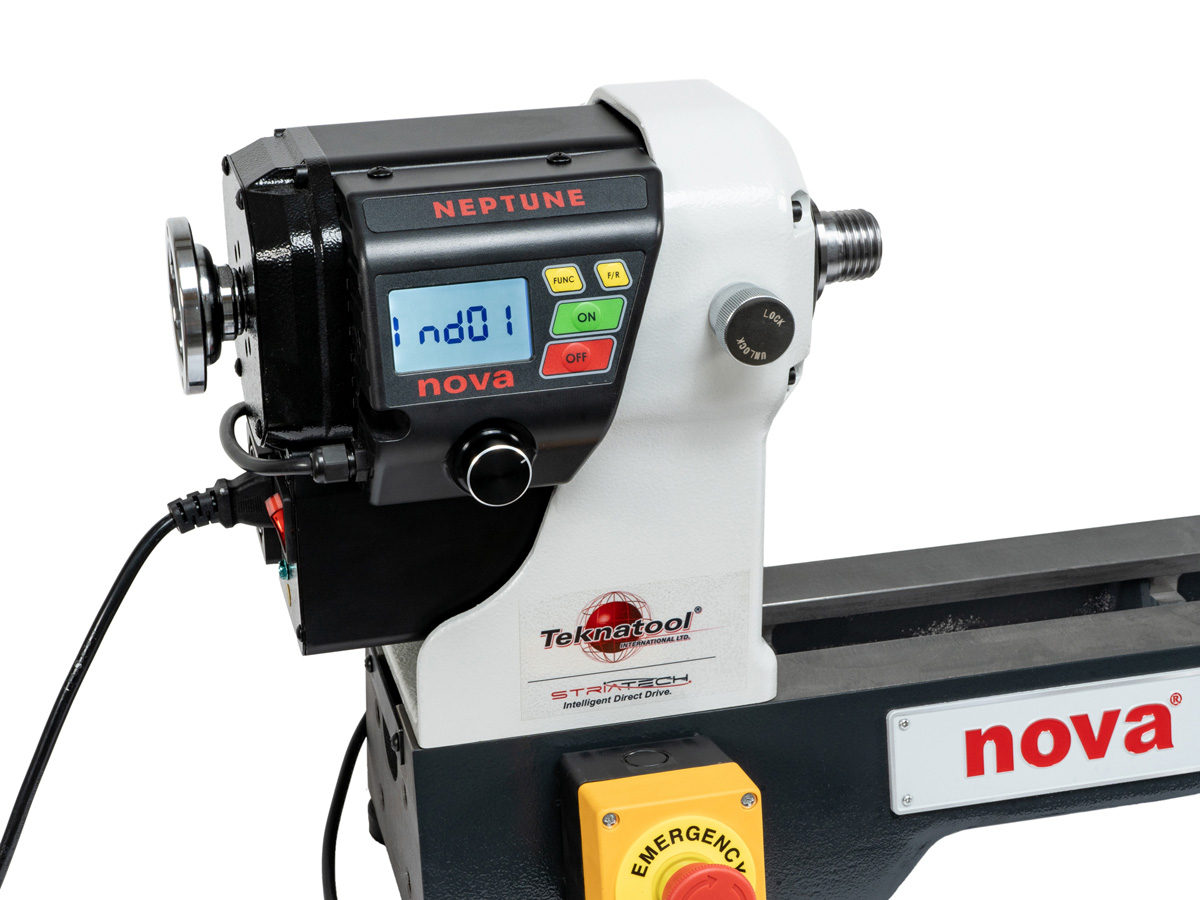 Teknatool Nova DVR Neptune 190 Drechselbank, 230 Volt