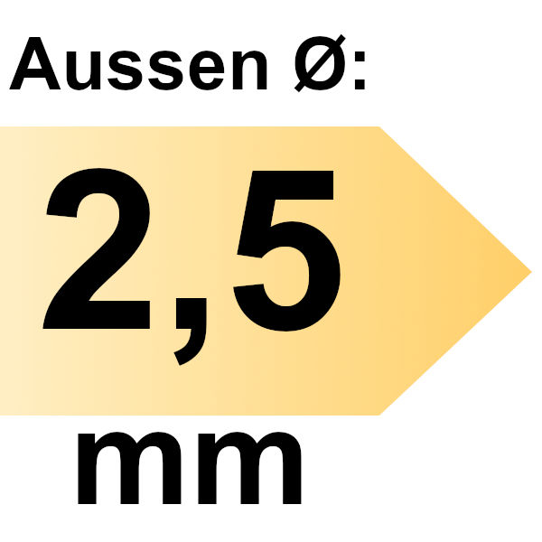 FAMAG Holzspiralbohrer HSS-G 2,5 mm