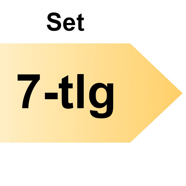 FAMAG Bohrmax 2.0 WS prima 7-tlg. Satz mit Tiefenanschlag, Zapfensenker 50, 60, 70 mm, Führungszapfen 14, 18, 22 mm und MK2 Fix Adapter