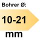 FAMAG Tiefenanschlag Führungsbuchse I-Ø 8mm einzeln, für Bohrer-Ø 10 - 21 mm