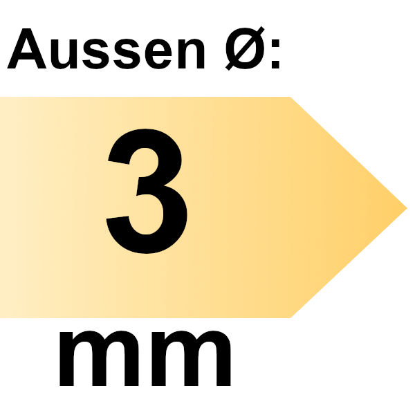 FAMAG Holzspiralbohrer HSS-G 3,0 mm