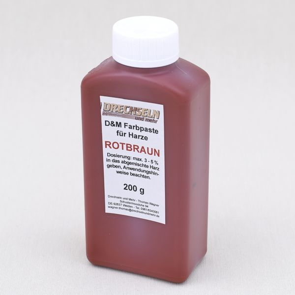 D&M Farbpaste D ROTBRAUN, 200 g