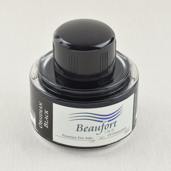 Beaufort Ink Tintenfass 45 ml, obsidian black
