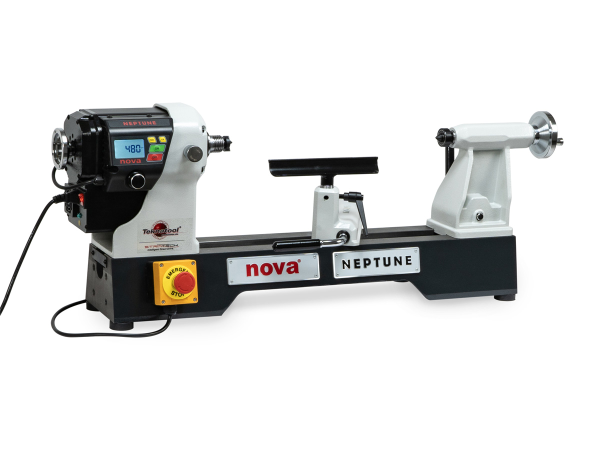 Teknatool Nova DVR Neptune 190 Drechselbank, 230 Volt