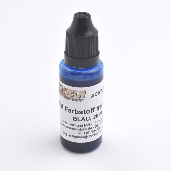 D&M Farbstoff transparent, blau, 20 ml