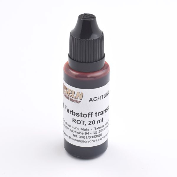 D&M Farbstoff transparent, rot, 20 ml