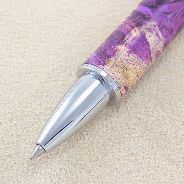 Rollerball-Bausatz Zen chrom, Detail Spitze