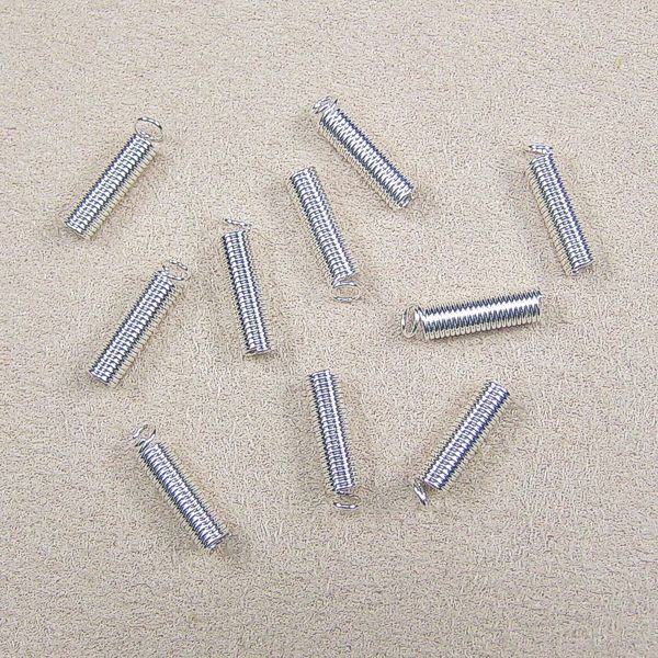 Spiralverbinder versilbert 1,8 mm, 10 Stück